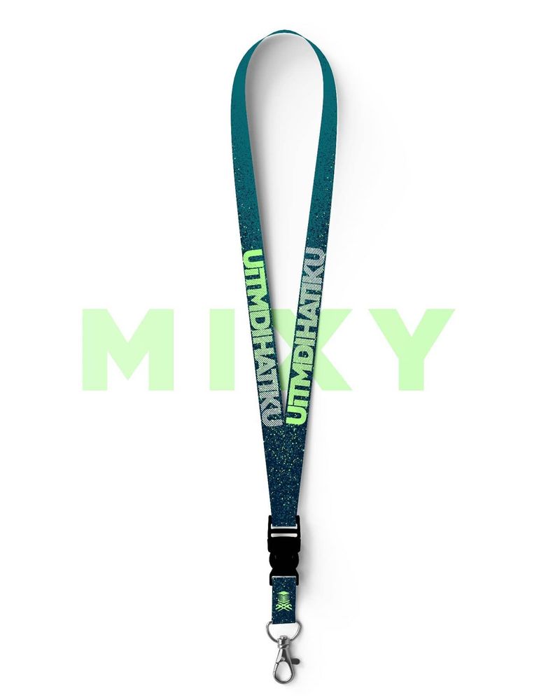 Mixy UiTM Lanyard - Bring the spirits of champion to the class with our Uitm Series Lanyard. A full sublimated lanyard equipped with Buckle and Hook for convenience. Soft polyester material gentle to skin.