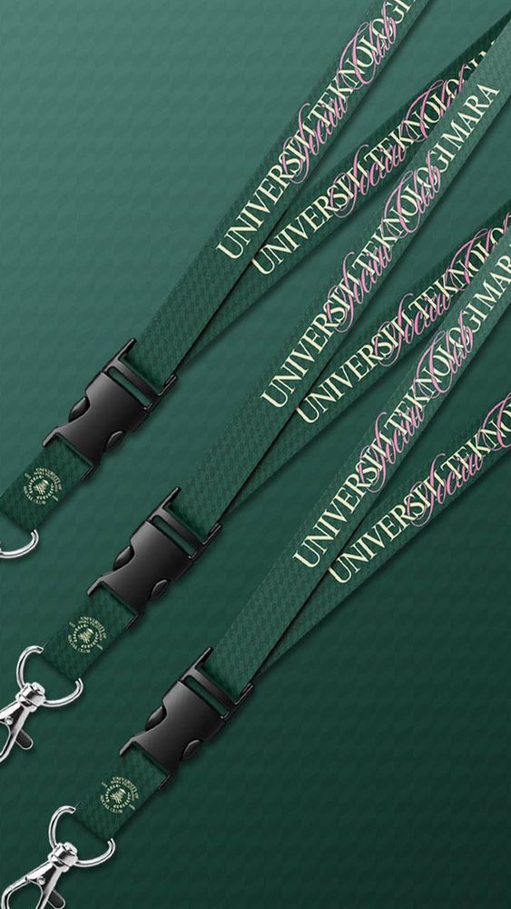 Clover UiTM Lanyard - Bring the spirits of champion to the class with our Uitm Series Lanyard. A full sublimated lanyard equipped with Buckle and Hook for convenience. Soft polyester material gentle to skin.