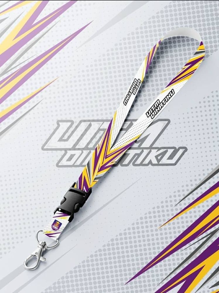 Initial UiTM Lanyard - Bring the spirits of champion to the class with our Uitm Series Lanyard. A full sublimated lanyard equipped with Buckle and Hook for convenience. Soft polyester material gentle to skin.