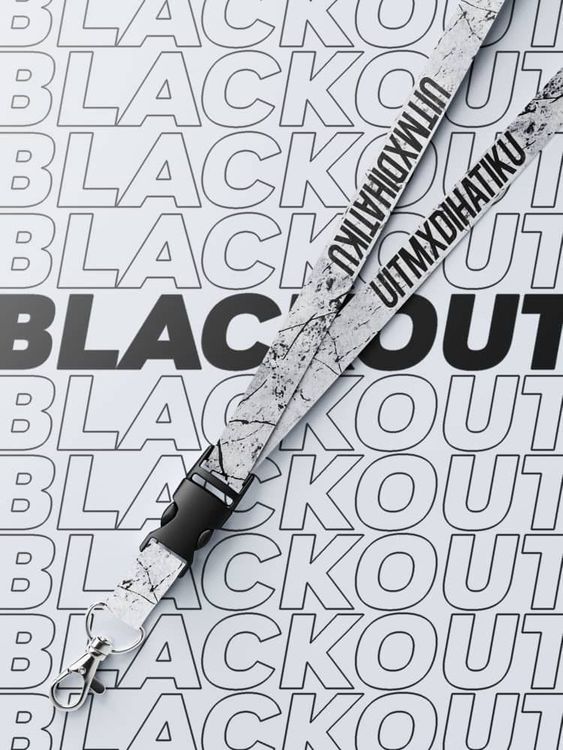 Blackout UiTM Lanyard - Bring the spirits of champion to the class with our Uitm Series Lanyard. A full sublimated lanyard equipped with Buckle and Hook for convenience. Soft polyester material gentle to skin.