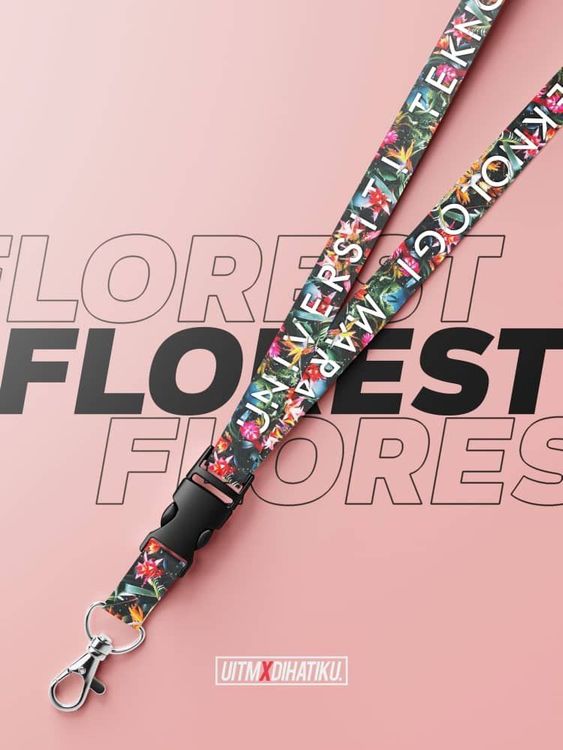 Florest UiTM Lanyard - Bring the spirits of champion to the class with our Uitm Series Lanyard. A full sublimated lanyard equipped with Buckle and Hook for convenience. Soft polyester material gentle to skin.